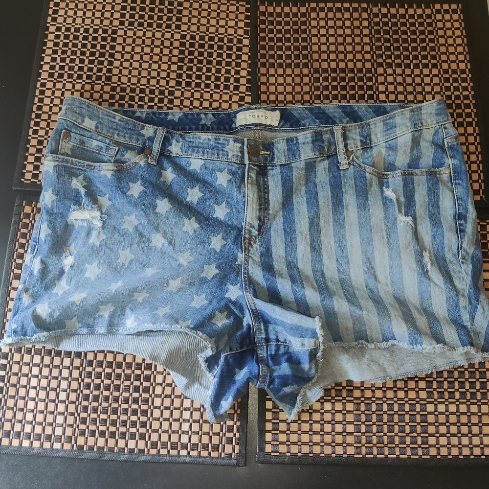 Torrid Star stripes shorts